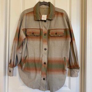 Free People Ruby Jacket Marzipan Combo Size XS